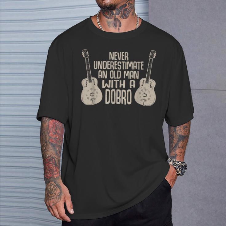おもしろいドブロプレーヤーブルーグラスラバー Tシャツ 彼への贈り物