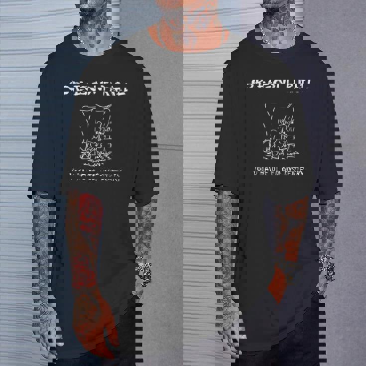 おもしろオレゴンワゴン トレイル You Have Died Of Dysentery Tシャツ 彼への贈り物