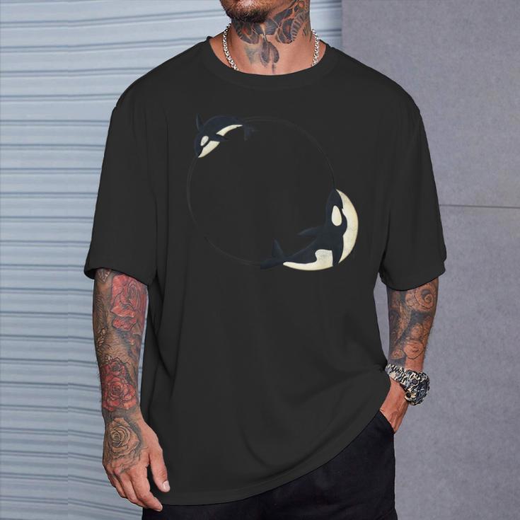 かわいい 海 動物 クジラ シャチ かっこいい メンズ レディース オーカ Tシャツ 彼への贈り物