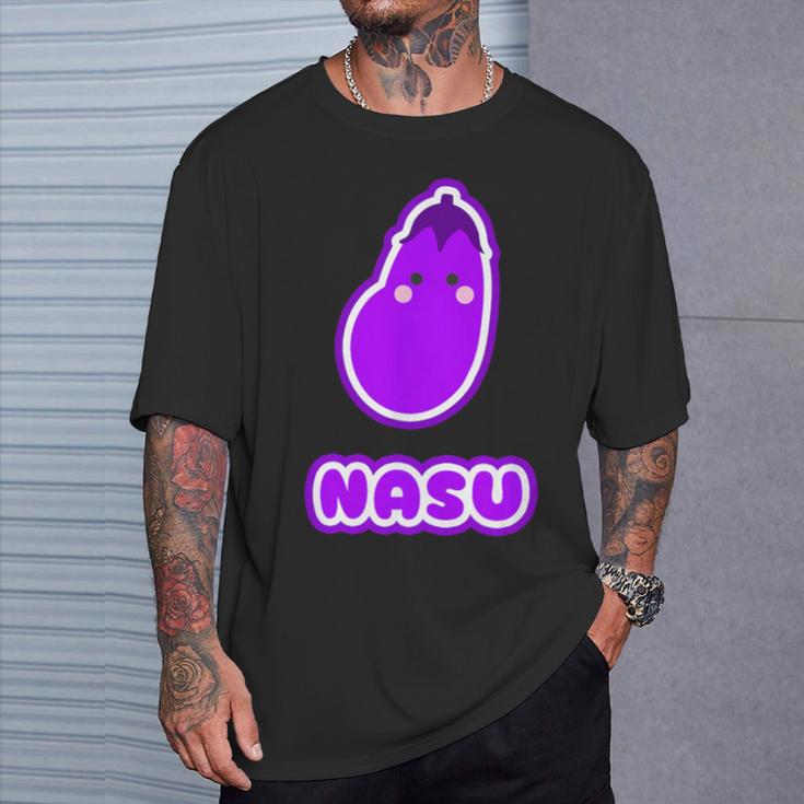なす 茄子『Oyasai お野菜』ゆる かわいい キャラクター 面白い Tシャツ 彼への贈り物