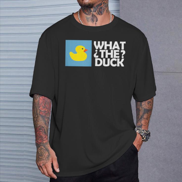 なんてアヒル なんてアヒルの面白いtシャツ Tシャツ 彼への贈り物