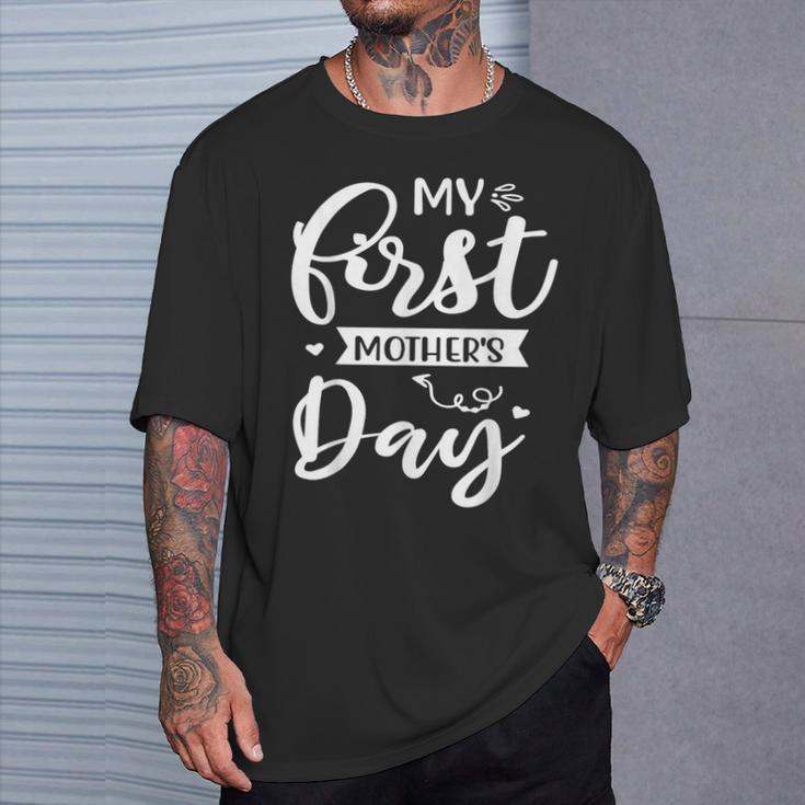はじめての母の日 ママのために ハッピー・マザーズ・デイ Tシャツ 彼への贈り物