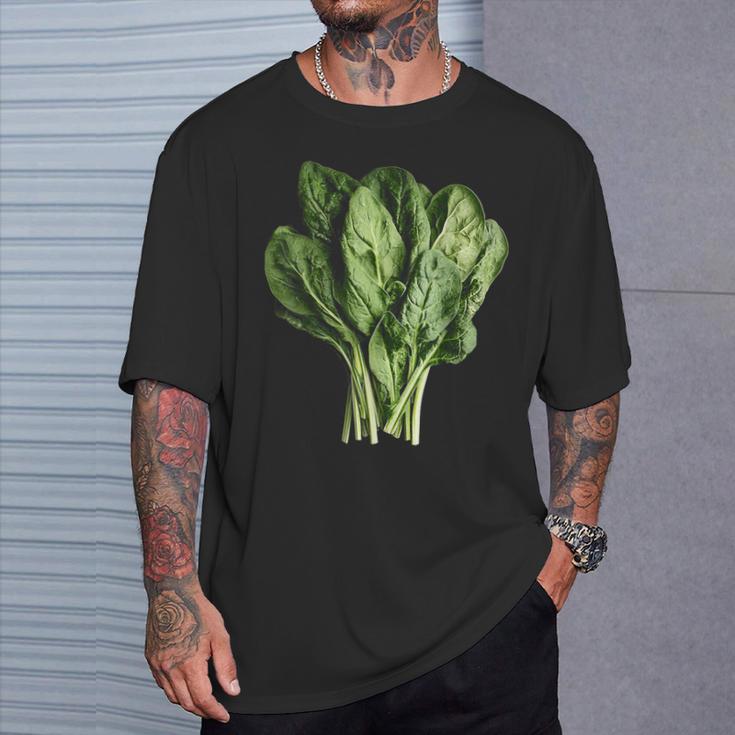 ほうれん草 野菜モチーフ イラスト ほうれん草 Tシャツ 彼への贈り物