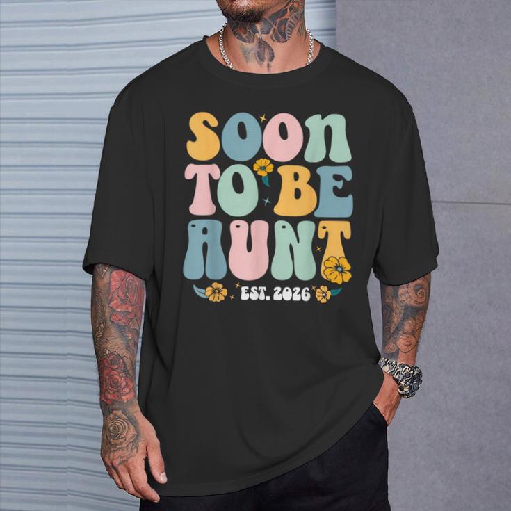 まもなく叔母さんになる 2026年新叔母さん妊娠発表 Tシャツ 彼への贈り物