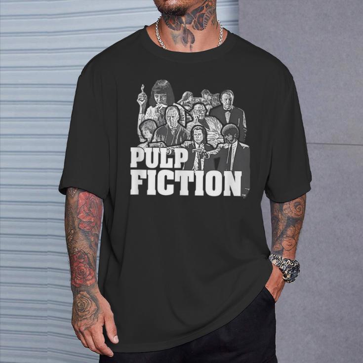 アイコニックムービーキャストグラフィック Papl2625 Tシャツ 彼への贈り物