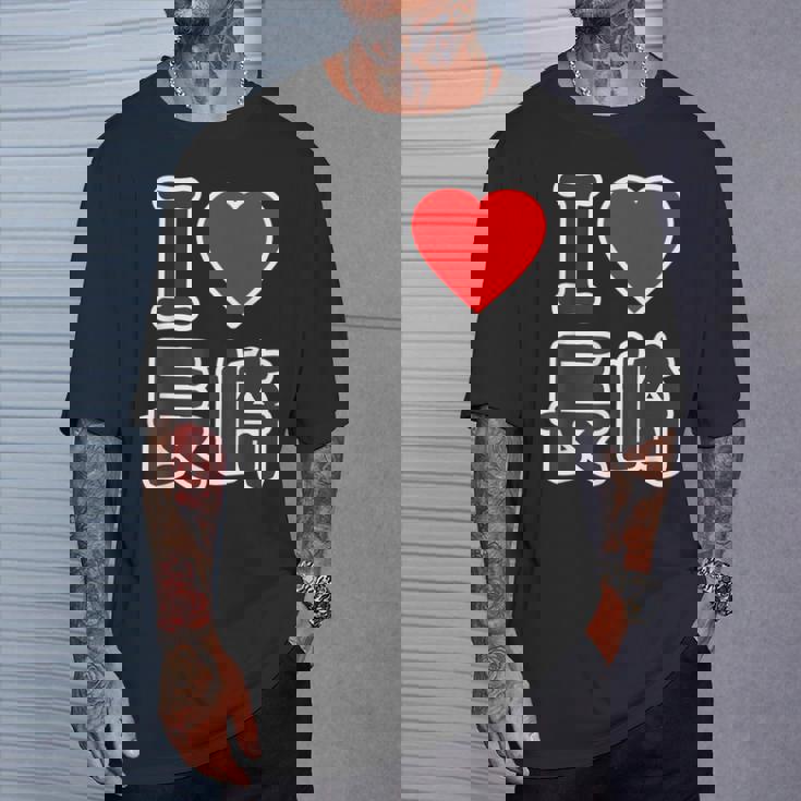 アイラブ・長崎（I Love ハート）Big 大きな文字【47都道府県】ジモtティ 地元愛 旅行お土産 面白 Tシャツ 彼への贈り物