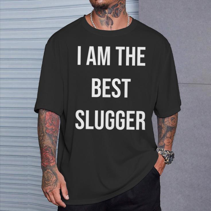 アイ・アム・ザ・ベスト・スラッガー 長袖tシャツ Tシャツ 彼への贈り物