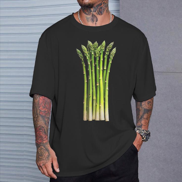 アスパラガス 野菜 グラフィックアート アスパラガス Tシャツ 彼への贈り物