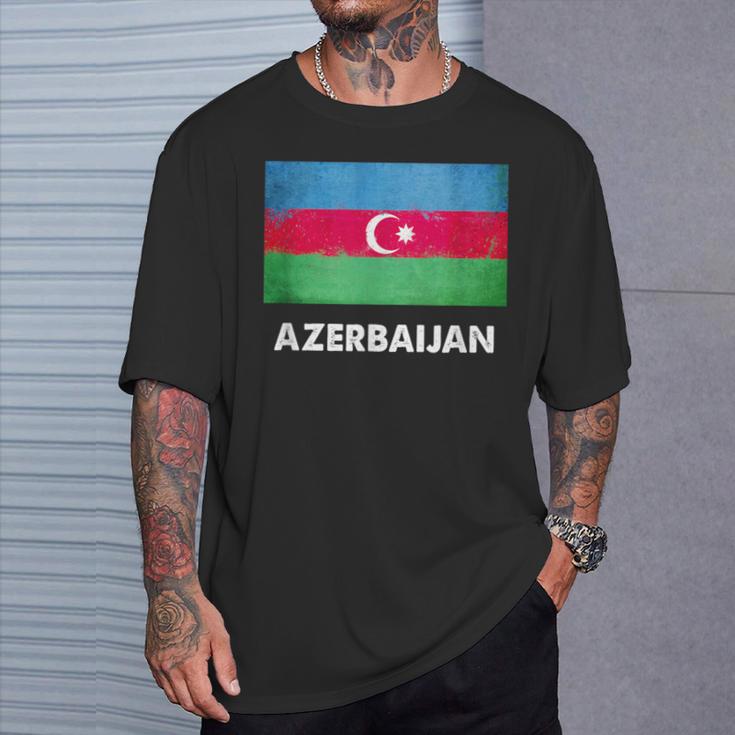 アゼルバイジャン国旗tシャツ Tシャツ 彼への贈り物