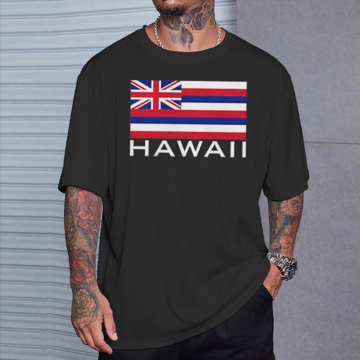 アロハのハワイ州旗 Tシャツ 彼への贈り物