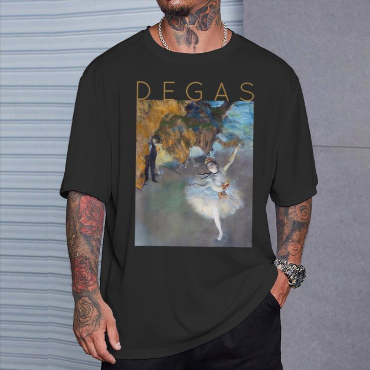 アーティストとバレリーナのためのステージ上のエドガー・ドガダンサー Tシャツ 彼への贈り物