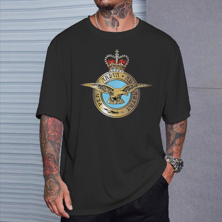 イギリス空軍 イギリス空軍 バッジパッチ Tシャツ 彼への贈り物