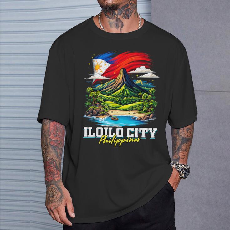 イロイロ市 フィリピン お土産 フィリピン国旗 Tシャツ 彼への贈り物