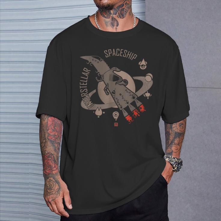 インターステラー 宇宙船 惑星 宇宙 旅行 Tシャツ 彼への贈り物