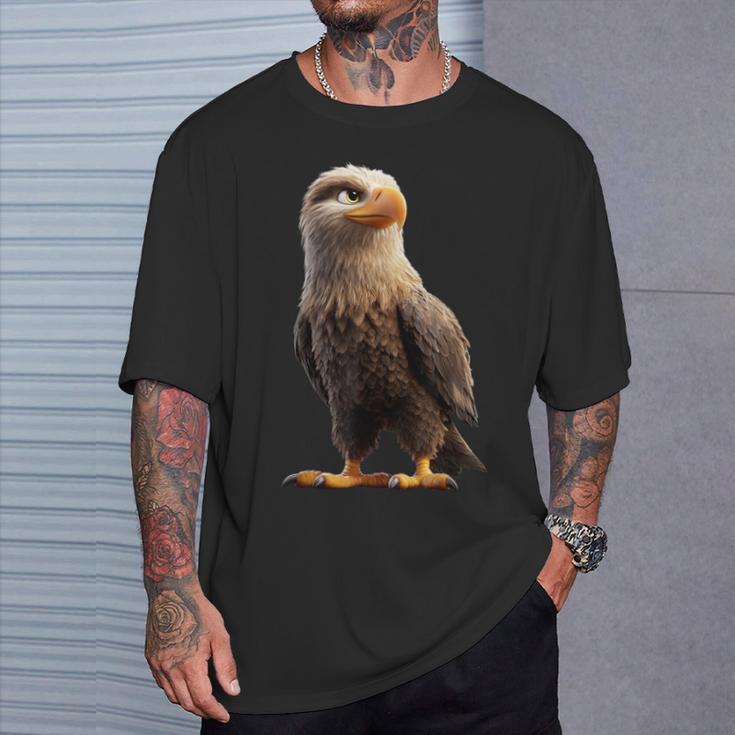 イーグル ハクトウワシ イヌワシ オジロワシ ワシ ワシ Tシャツ 彼への贈り物