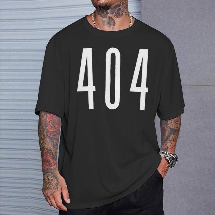 エリアコード 404 アトランタ ジョージア Ga Four Zero Four 404 長袖tシャツ Tシャツ 彼への贈り物