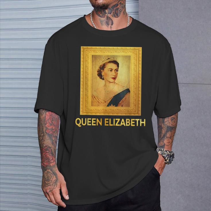 エリザベス女王 Ii ファン ビンテージ写真 英国王 Tシャツ 彼への贈り物