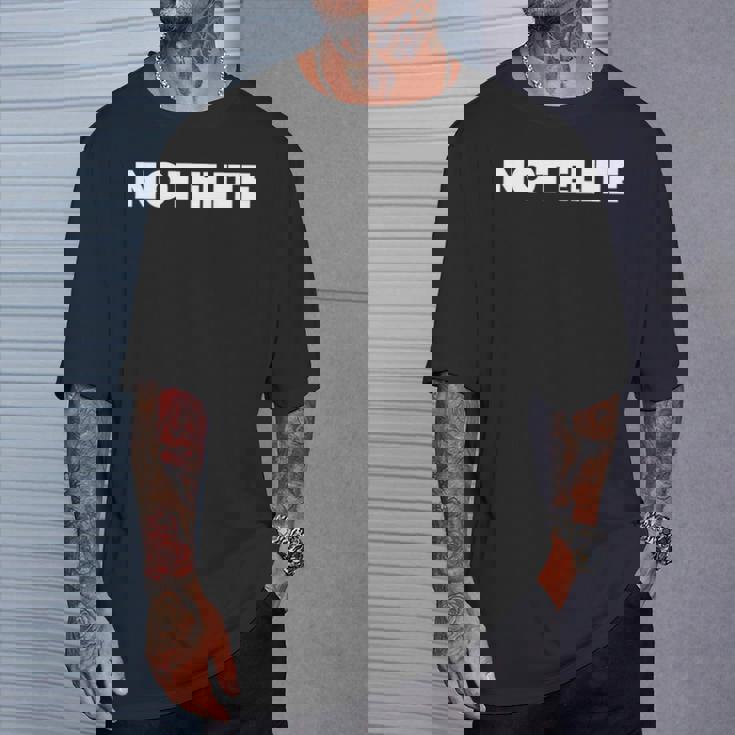 エリートではありません 長袖tシャツ Tシャツ 彼への贈り物