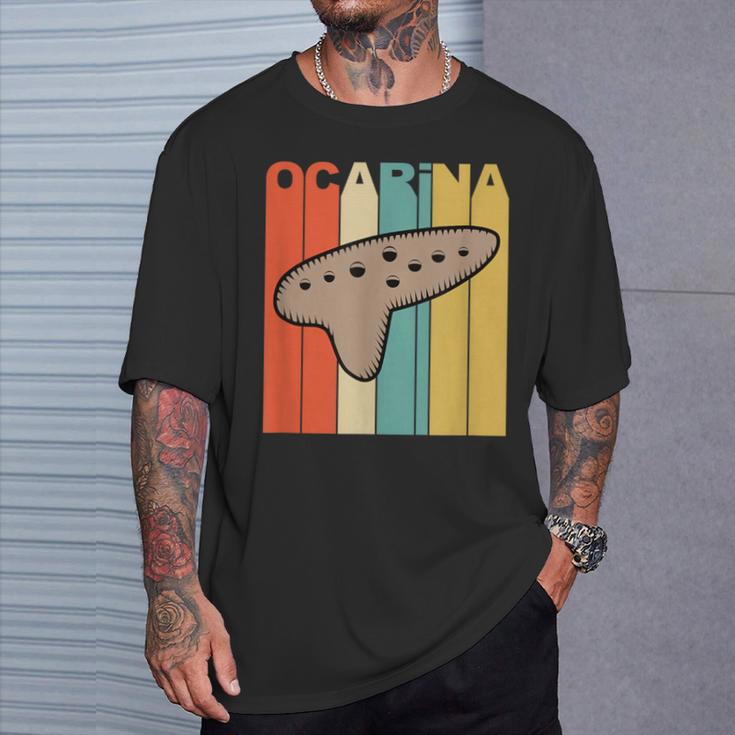 オカリナ レトロ Tシャツ 彼への贈り物
