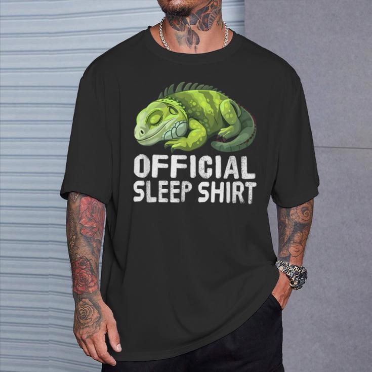 オフィシャル・スリープシャツ・イグアナ Tシャツ 彼への贈り物