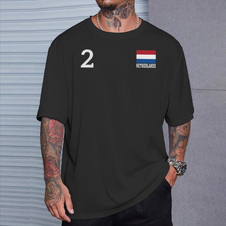 オランダ 2号 国旗 国 遺産 Tシャツ 彼への贈り物