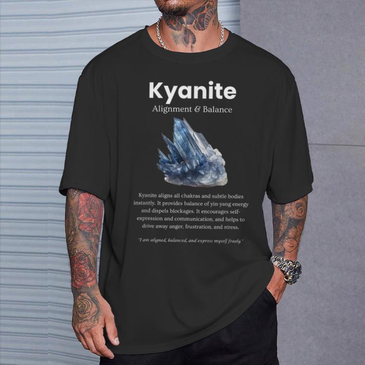 カイヤナイト宝石の意味 Tシャツ 彼への贈り物