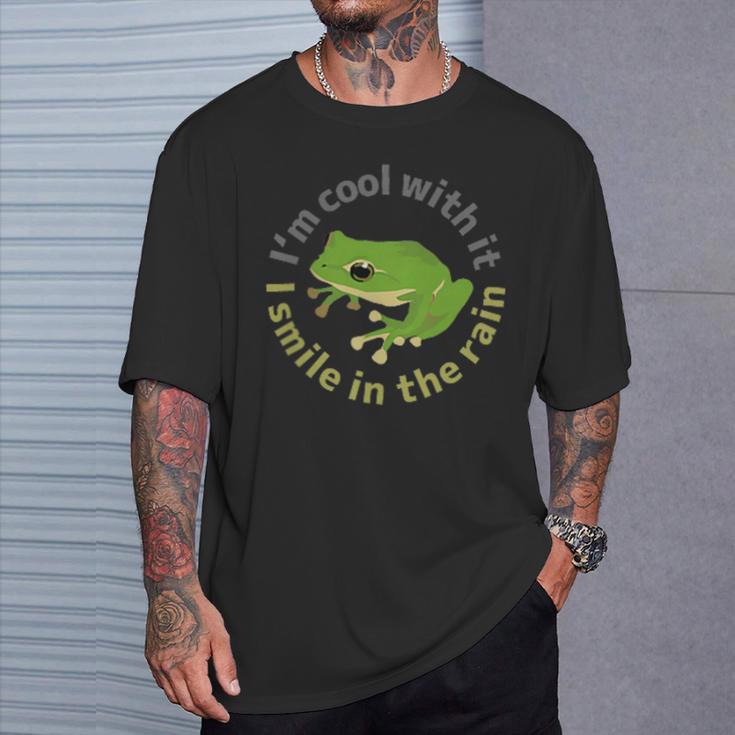 カエル 蛙 ワンポイント カエルイラスト入り Tシャツ 彼への贈り物