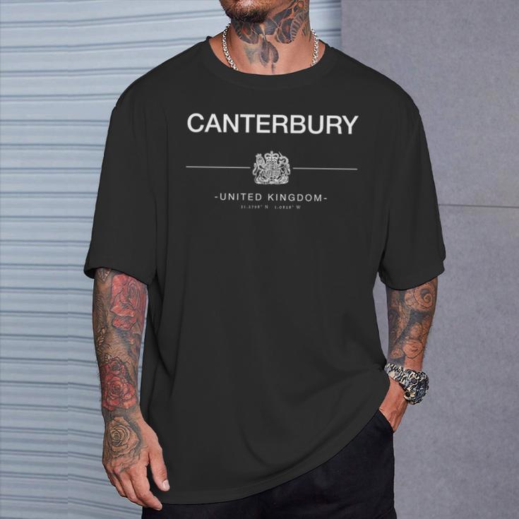 カンタベリー Uk カンタベリー ホーム イングランド イギリス 長袖tシャツ Tシャツ 彼への贈り物