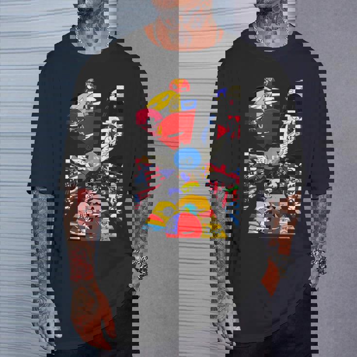 カントリーボール 世界旗 Tシャツ 彼への贈り物