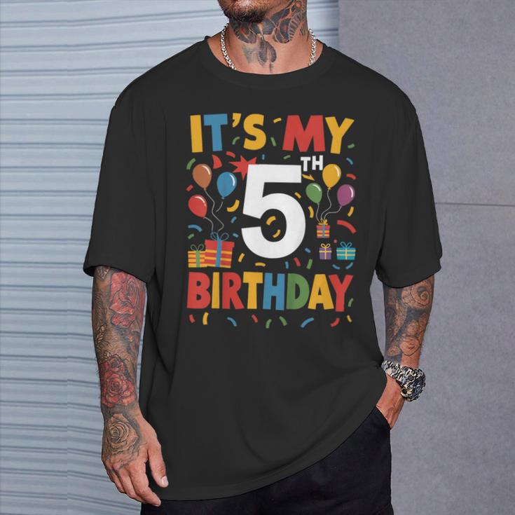 キッズ 5歳の誕生日シャツ男の子キッズ幼児5歳の誕生日男の子 Tシャツ 彼への贈り物