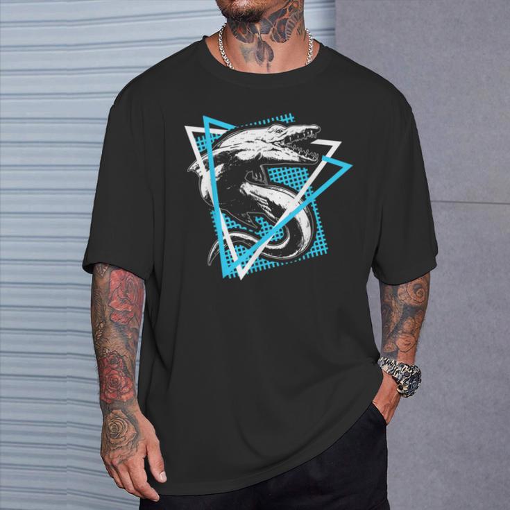 キッズ 先史時代モササウルス Tシャツ 彼への贈り物