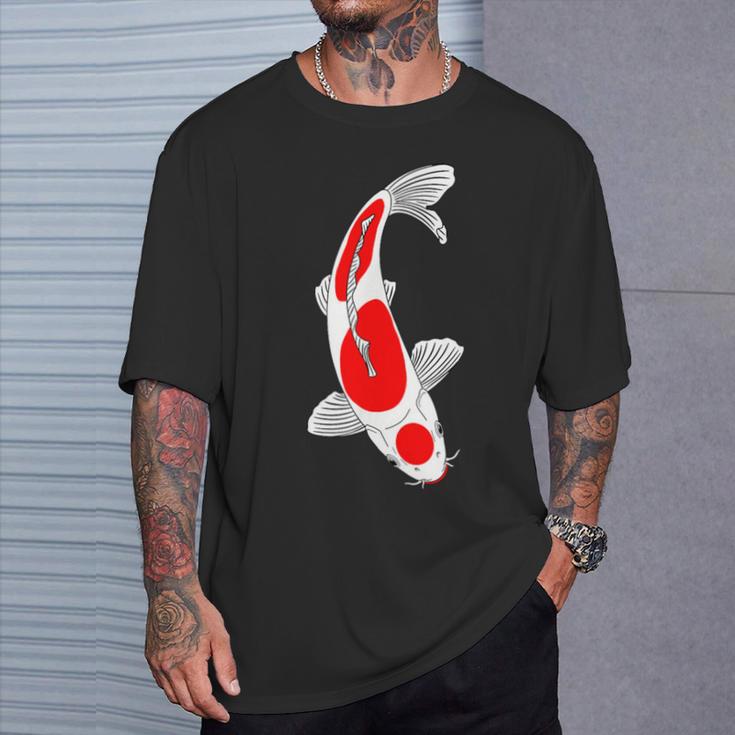 クハク 紅白鯉 Tシャツ 彼への贈り物
