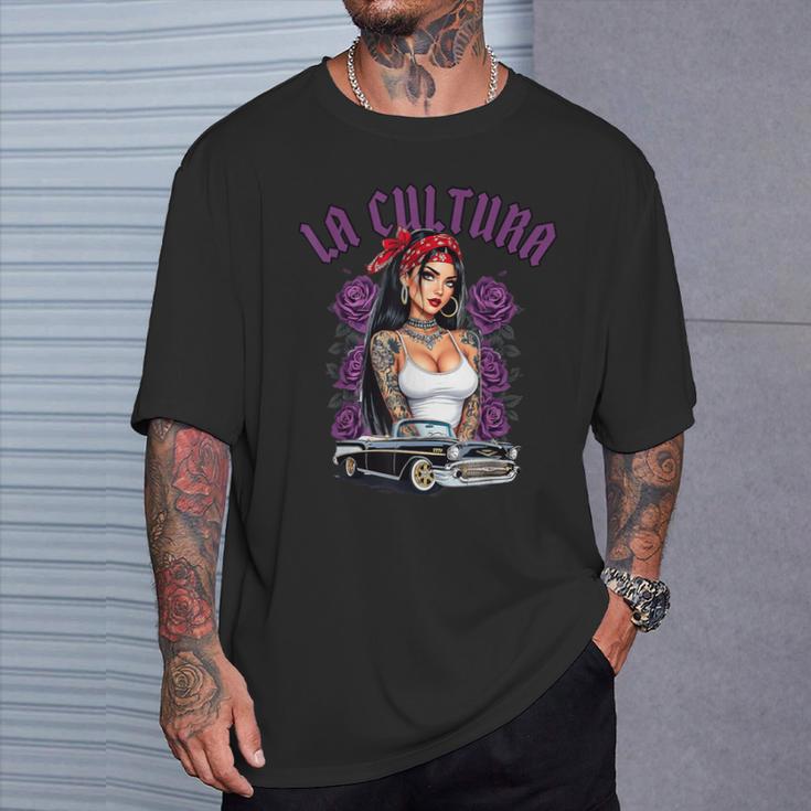 クール アーバン カルチュラ チカーノ ラティーノ メキシカン プライド ホーミー チョーラ Tシャツ 彼への贈り物