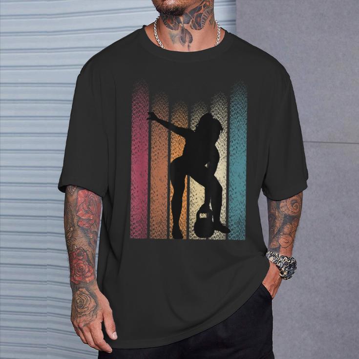 ケトルベル レトロ ワークアウト パワーリフティング ボディビルダー パンプペン Tシャツ 彼への贈り物