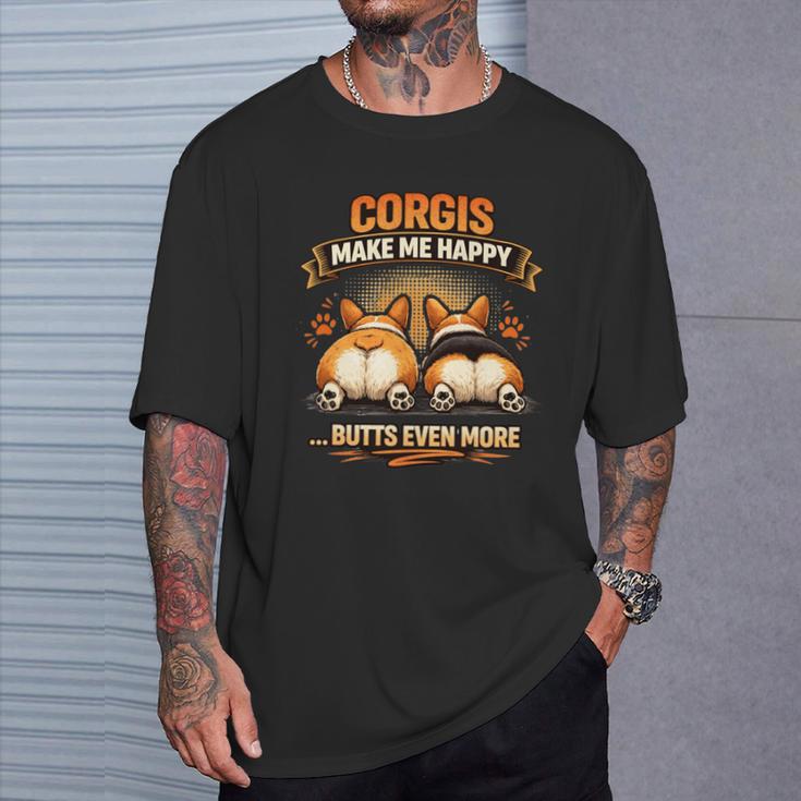 コーギー ミーム 犬 コーギー 犬 態度 スリーピーコーギー 長袖tシャツ Tシャツ 彼への贈り物