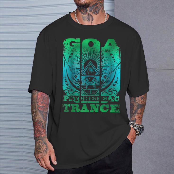 ゴア・サイケデリック・トランス-Om サイトランス レイバー Tシャツ 彼への贈り物