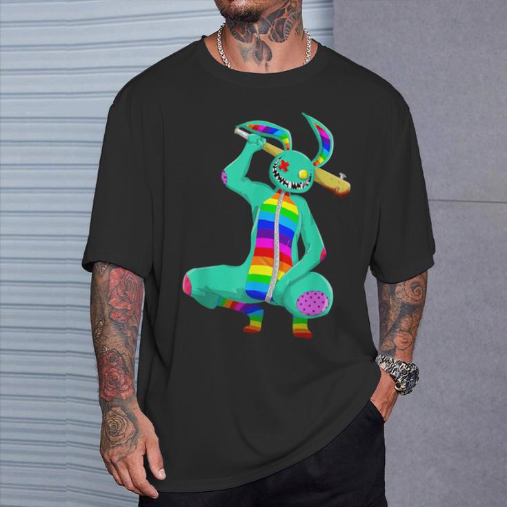 サイケデリックバニーサイコバニーアート Tシャツ 彼への贈り物