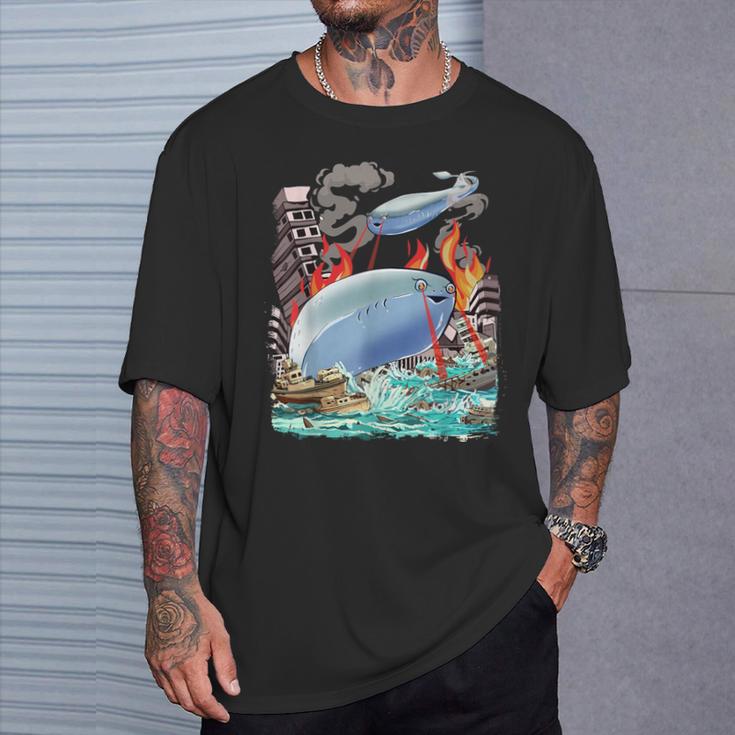 サカバンバスピス フィッシュミーム 怪獣 Tシャツ 彼への贈り物
