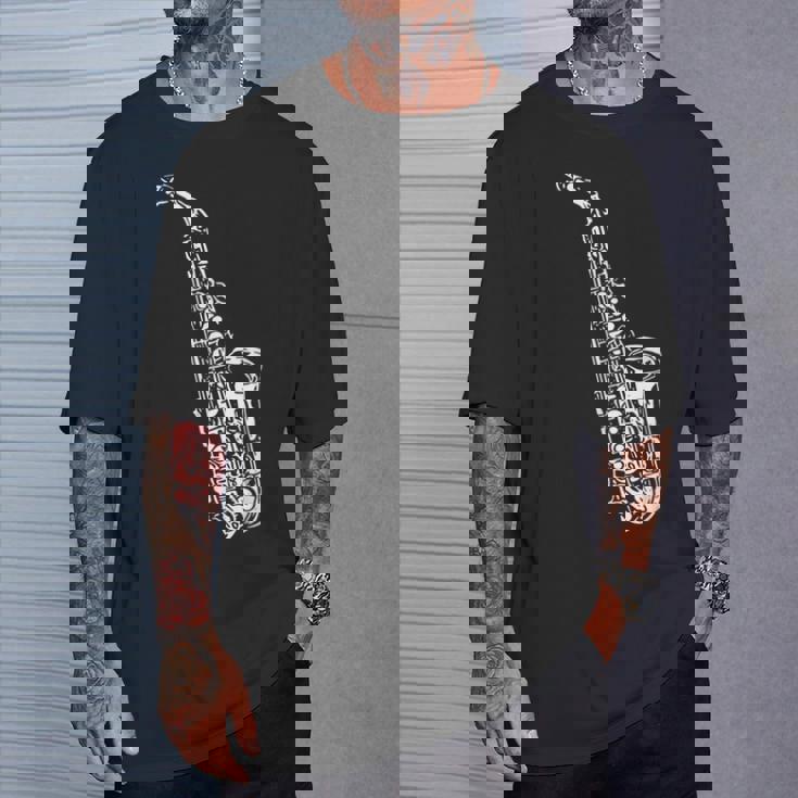 サックス サックス奏者 ミュージシャン サックス奏者 楽器 Tシャツ 彼への贈り物