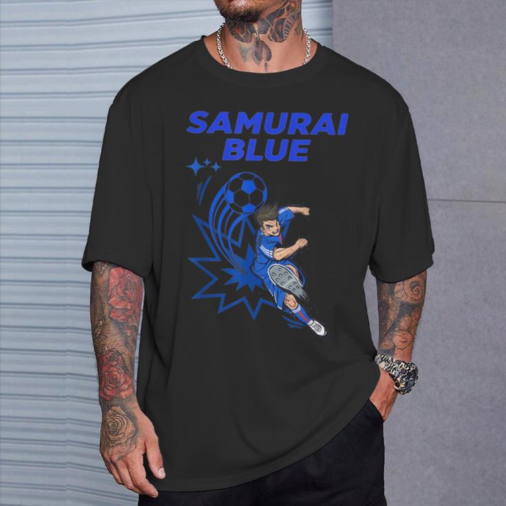 サムライブルーamurai Blue サッカー代表 漫画アニメ Tシャツ 彼への贈り物