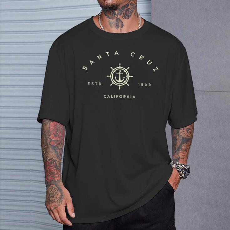 サンタクルーズ カリフォルニア サンタクルーズカリフォルニアアンカー Tシャツ 彼への贈り物