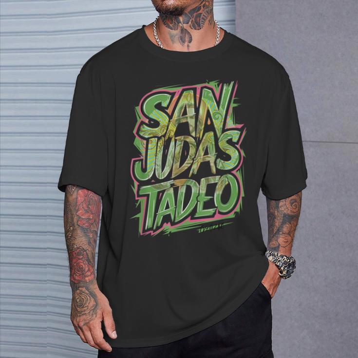 サン・ジューダス・タデオ-プロテクション Tシャツ 彼への贈り物
