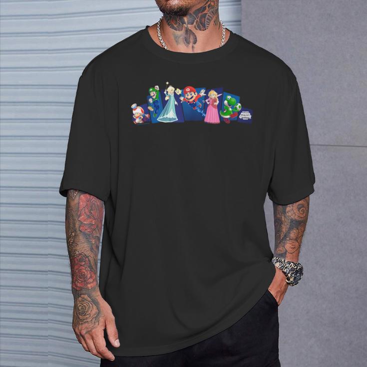 ザ・スーパーマリオギャラクシー・ムービー Heroes In Action Tシャツ 彼への贈り物