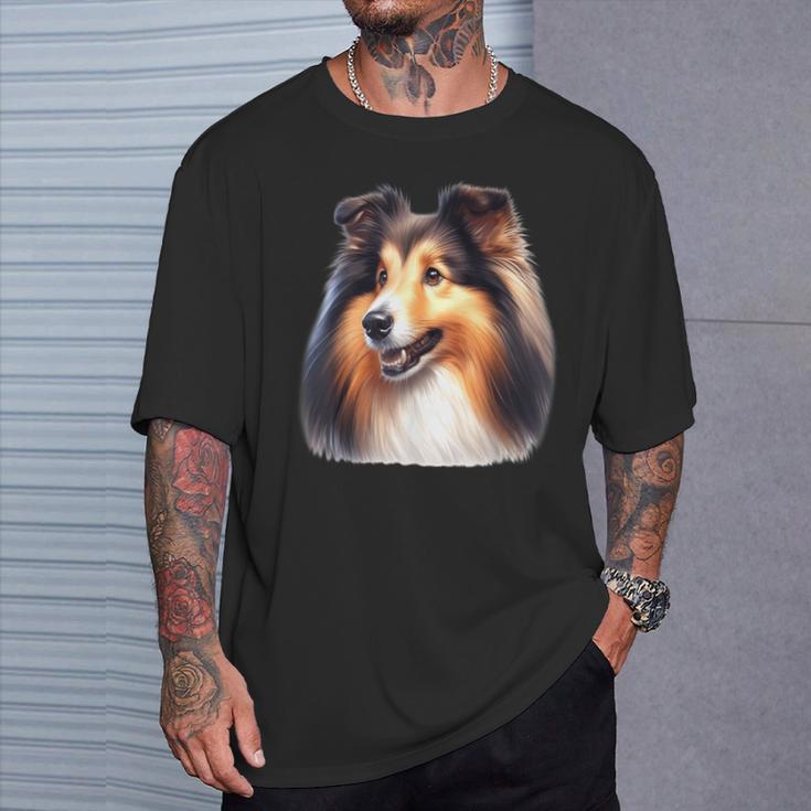 シェットランド・シープドッグ×シェルティ Tシャツ 彼への贈り物