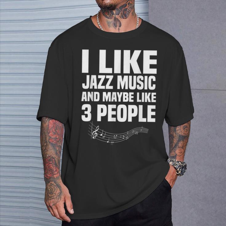 ジャズミュージックジャンル ミュージシャン 作曲家 内向的パフォーマー Tシャツ 彼への贈り物