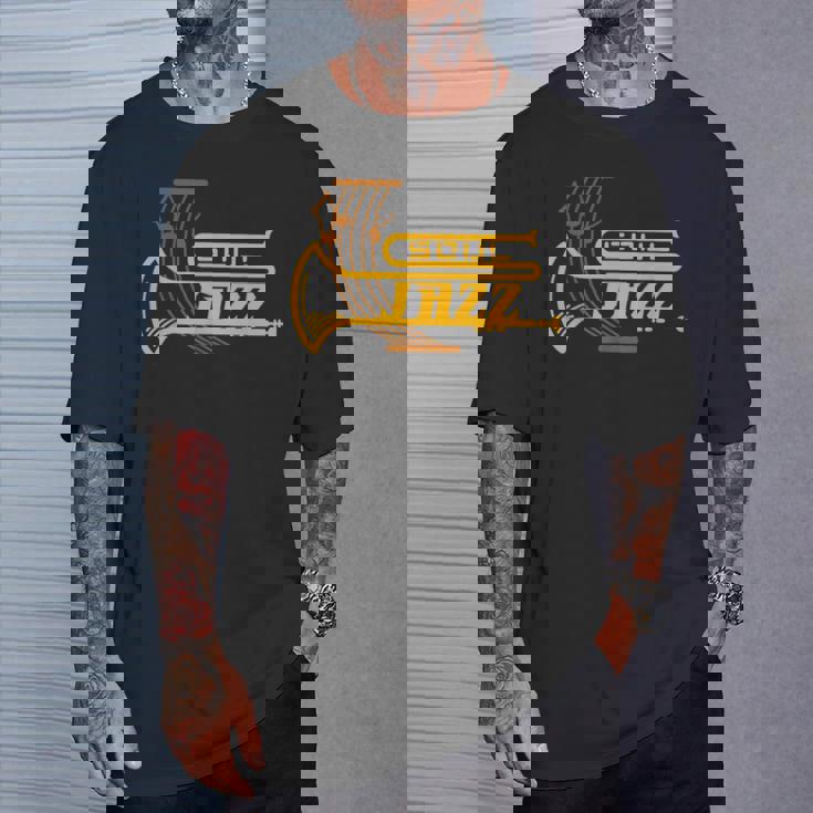 ジャズ・ソウル ジャズ・ミュージシャン トランペッター シートミュージック Tシャツ 彼への贈り物