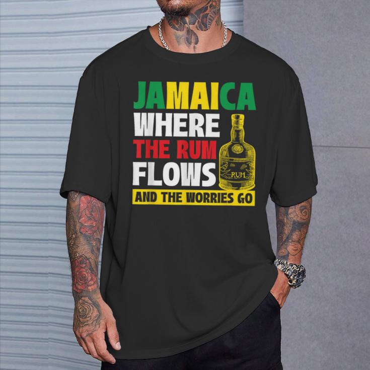 ジャマイカラム、レゲエ、ビーツ、ジャマイカバケーション Tシャツ 彼への贈り物