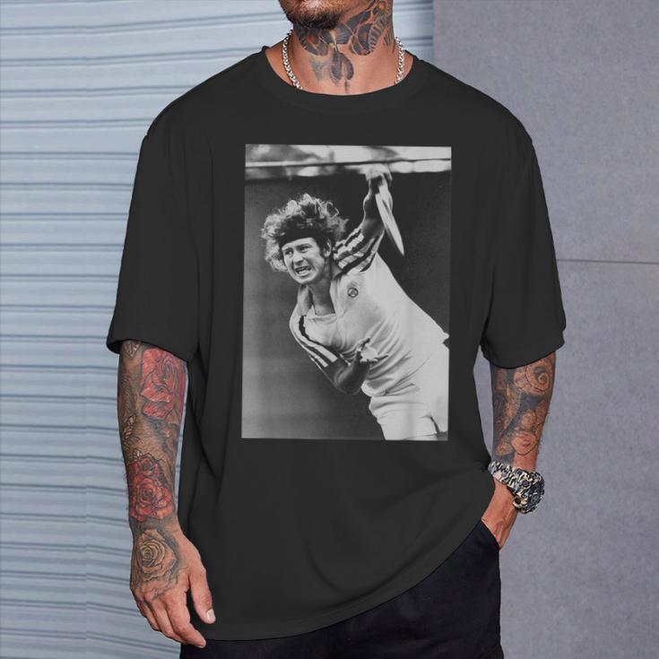 ジョン・マッケンロー テニス 全仏オープン 1980年ウィンブルドン Tシャツ 彼への贈り物