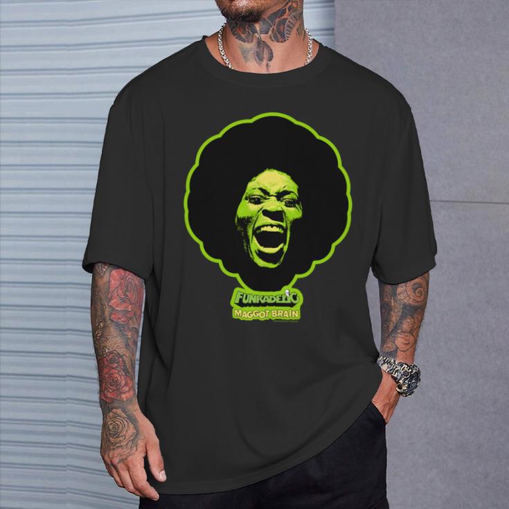 ジョージ・クリントン・ファンカデリック・グリーン・マゴット・ブレイン 長袖tシャツ Tシャツ 彼への贈り物