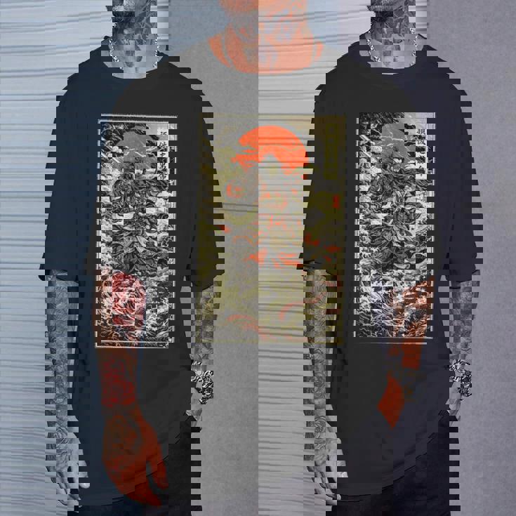 スサノオ 日本神話 女神 浮世絵 神道 Tシャツ 彼への贈り物